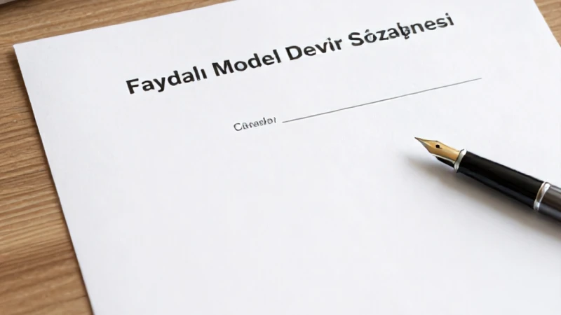 Faydalı Model Devir Sözleşmesi Senedi Nasıl Alınır?