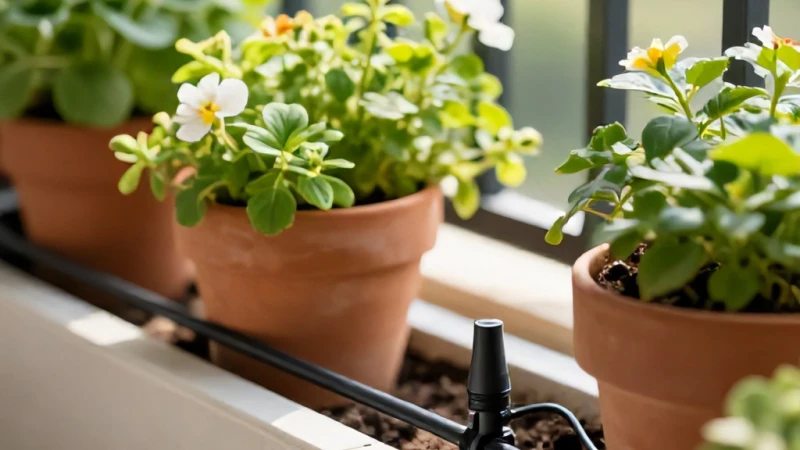 Balkon Saksıları İçin Mini Damla Sulama Nasıl Kurulur?