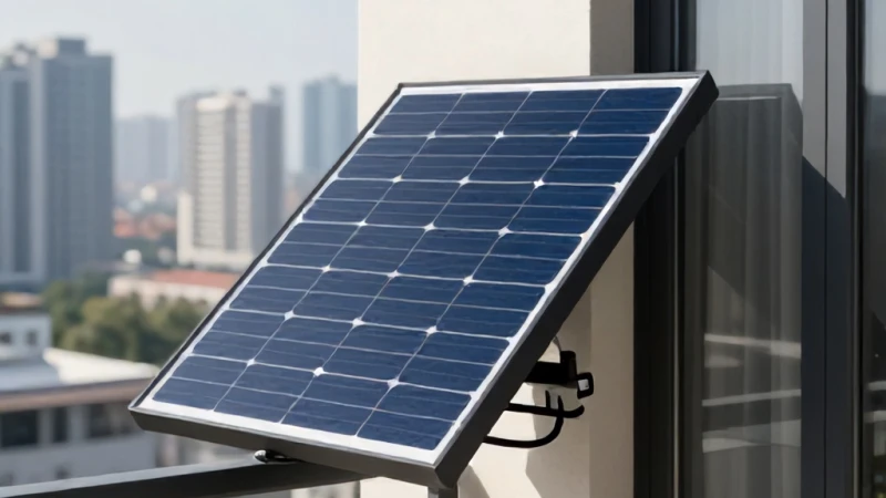 Balkon Korkuluğu İçin Mini Güneş Paneli Nasıl Kurulur?