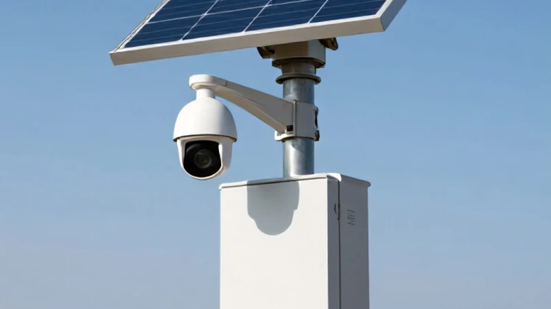 Güneş Enerjili Kamera Direği Güç Ünitesi Nasıl Kurulur?