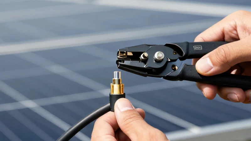 Solar Kablo Ve MC4 Konnektör Bağlantısı Nasıl Kurulur?