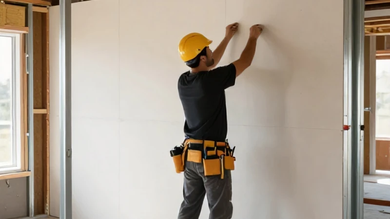 Prefabrik Ev İç Duvar Alçıpan Levha Nasıl Kurulur?
