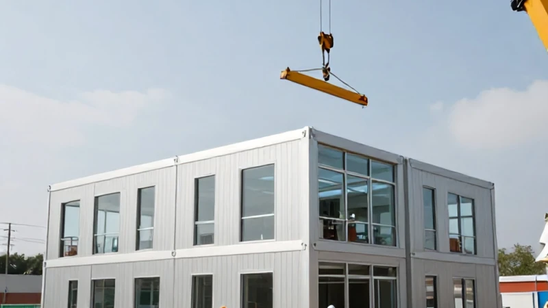 Prefabrik Ofis Şantiye Binası Hızlı Nasıl Kurulur?