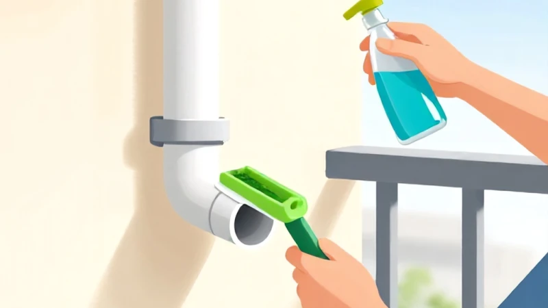 Balkon Gider Borusu Tıkanıklığı Nasıl Temizlenir?