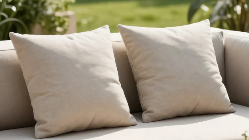 Balkon Minderi Kılıf Lekeleri Nasıl Temizlenir?