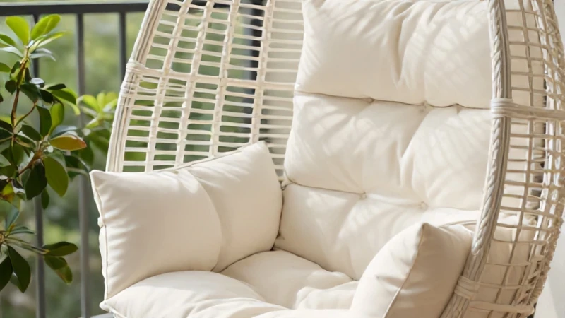 Balkon Sepet Koltuk Minderi Nasıl Temizlenir?