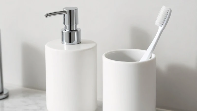 Banyo Sabunluk Ve Diş Fırçalık Nasıl Temizlenir?
