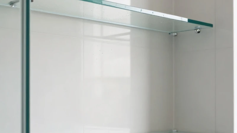 Cam Ankastre Banyo Rafları Nasıl Temizlenir?