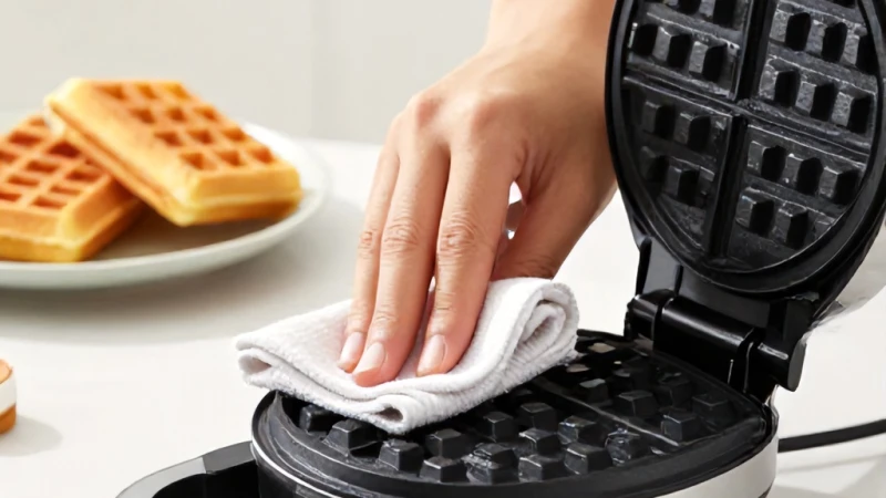 Waffle Makinesi Yapışmaz Plakası Nasıl Temizlenir?