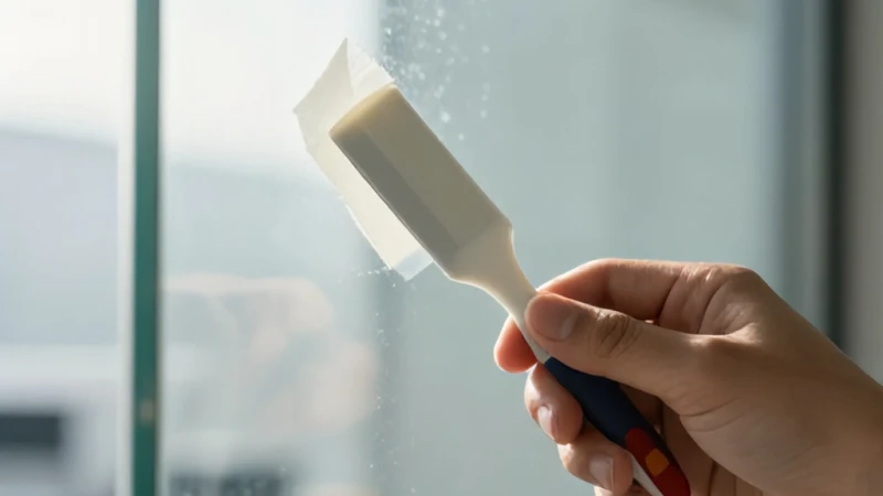 Cam Kapılardaki Yapışkan Bant İzleri Nasıl Temizlenir?