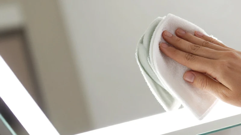 Makyaj Aynası LED Işık Kenarı Nasıl Temizlenir?
