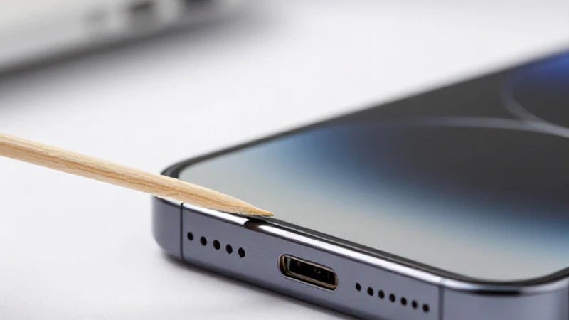 Telefon Şarj Soketi İçi Nasıl Temizlenir?