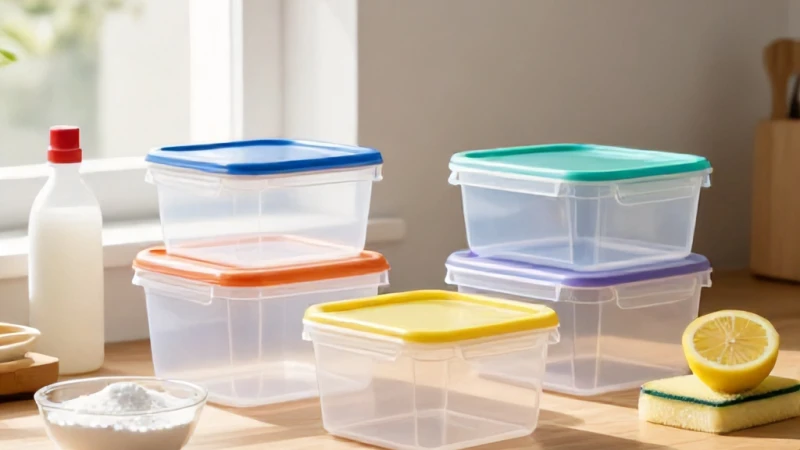 Plastik Saklama Kapları Yağı Nasıl Temizlenir?