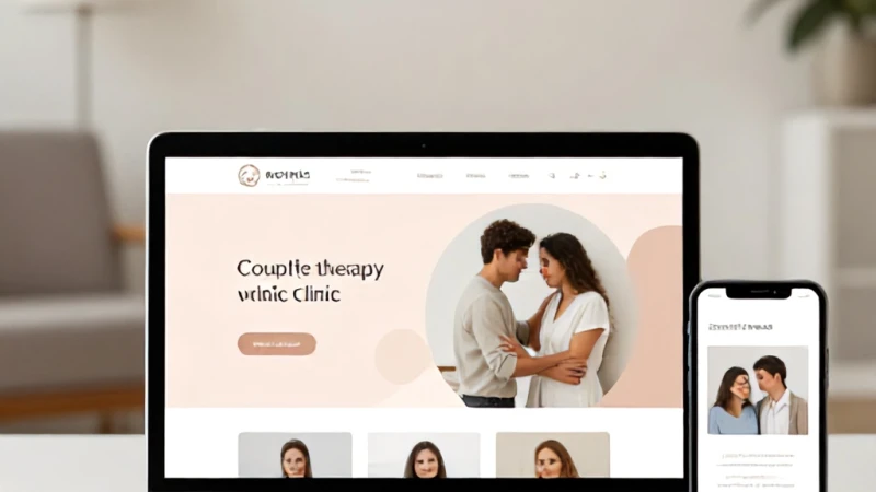 Çift Terapistleri için Web Tasarım - Web Site Yapımı