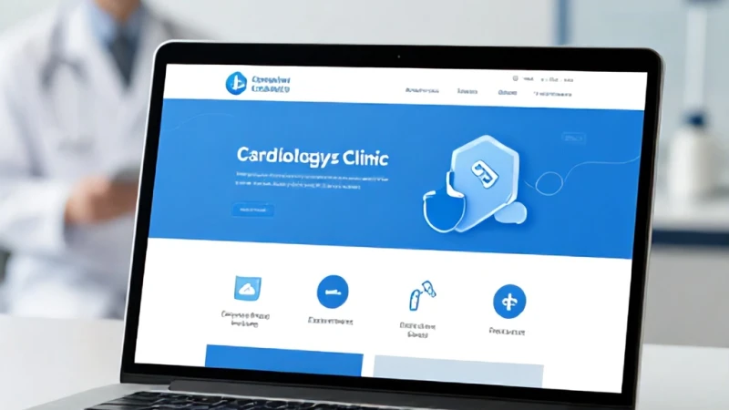 Kardiyoloji Uzmanları için Web Tasarım - Web Site Yapımı
