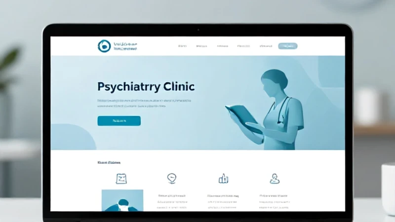 Psikiyatri Klinikleri için Web Tasarım - Web Site Yapımı