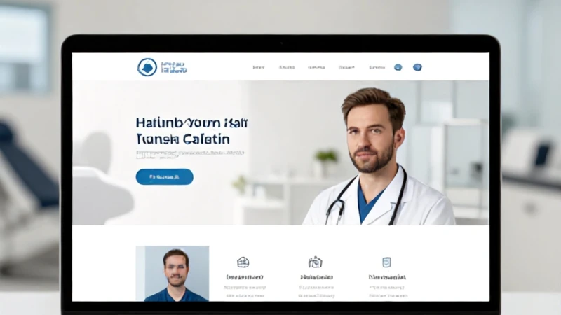 Saç Ekim Merkezleri için Web Tasarım - Web Site Yapımı