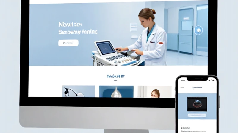 Ultrason Merkezleri için Web Tasarım - Web Site Yapımı