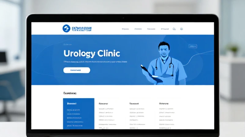 Üroloji Klinikleri için Web Tasarım - Web Site Yapımı